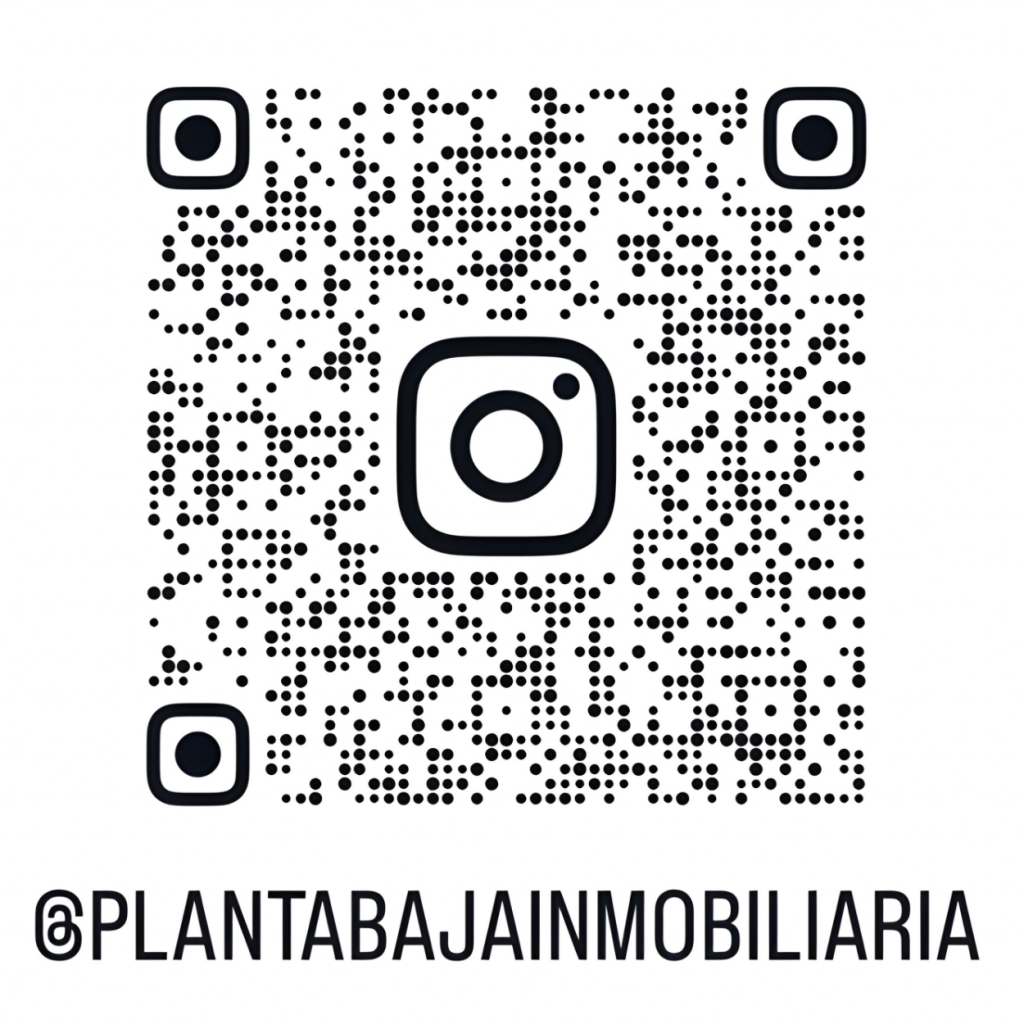 qr planta baja inmobiliaria instagram